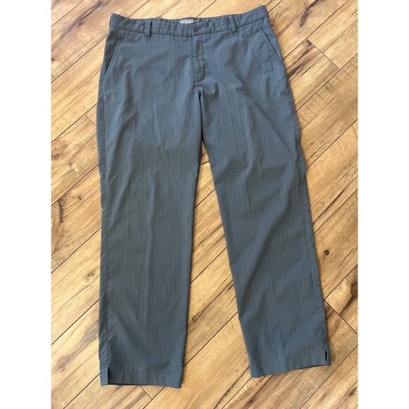 Nike Golf mens gray pin stripe pants size 36x30 - Picture 1 of 5